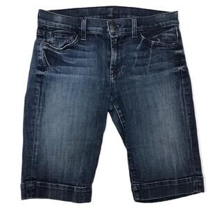 7 for all mankind - Dark Wash Boyfriend Jean Short - 27 USA